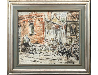 Artist Unknown,
Original Oil Painting On Canvas,...