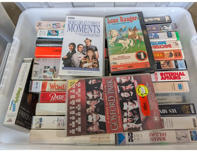 Collection of VHS Tapes Including Babe, Women Of V...