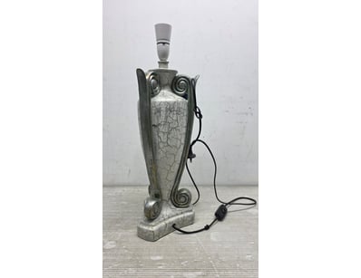 Vintage table lamp featuring a classical urn-form ...