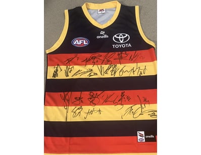 ADELAIDE CROWS 2026 SQUAD SIGNED GUERNSEY

Adelaid...