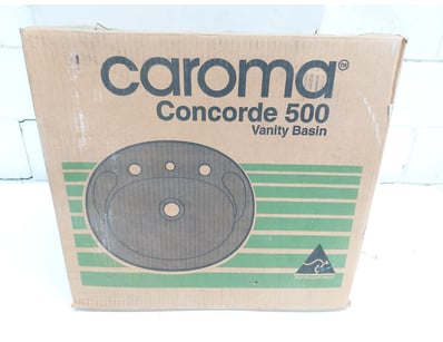Caroma Concorde 500 vitreous china vanity basin in...