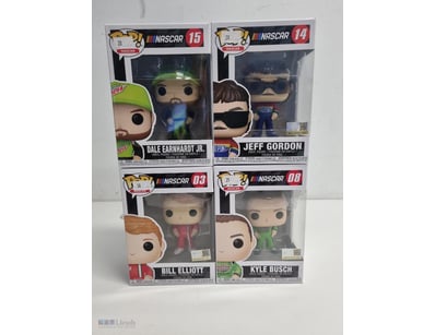 FUNKO POP NASCAR COLLECTION - SET OF 4 VINYL FIGUR...