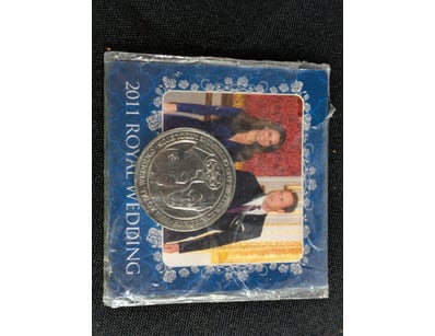 2011 ROYAL WEDDING COMMEMORATIVE COIN - PRINCE WIL...