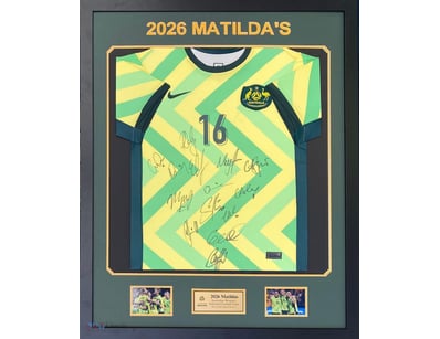 2026 MATILDAS PERSONALLY SIGNED JERSEY     

Frame...