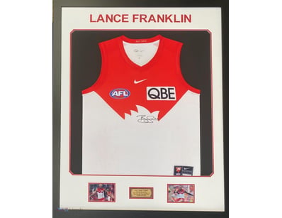 LANCE "BUDDY" FRANKLIN PERSONALLY SIGNED SYDNEY SW...