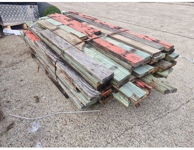 Recycled Wharf Decking Timber

120mm x 45mm @ ap...