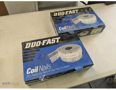 DuoFast Coil Nails 

Sold as lot


