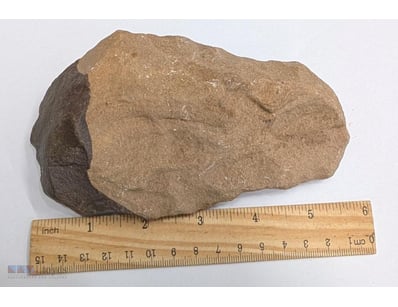 PALEOLITHIC ACHEULEAN 300,000 YEAR OLD HOMO ERECTU...