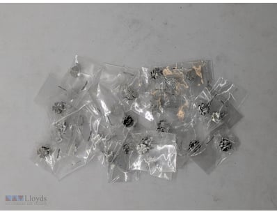 COLLECTION OF SHAMROCK SILVER COLOURED LOCKET CHAR...