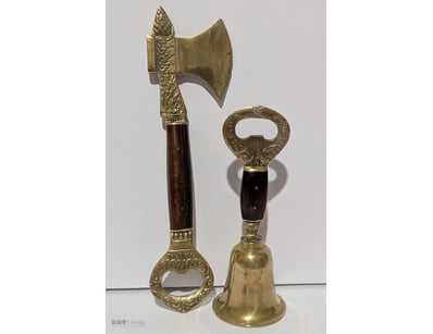 BRASS THAI ICE AXE & BELL BOTTLE OPENERS




Condi...