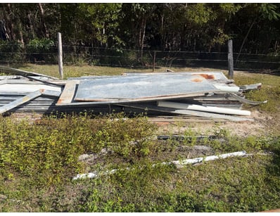 Assorted lot of Sheet Metal, Farm Gear 

SOLD AS L...