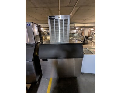 Ice-O-Matic commercial ice machine with integrated...