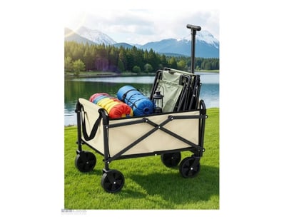 Cart Folding Trolley Camping Wagon Barrow Outdoor ...
