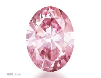0.14CT AUSTRALIAN PINK OVAL CUT DIAMOND OF ARGYLE ...