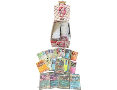 1400+ BULK POKÉMON CARDS INCLUDING VMAX, EX, HOLOS...
