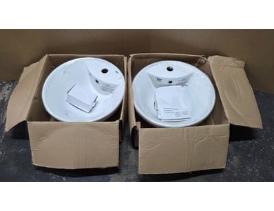 Basin, 2 x Valentino Vessel Basin 420mm

