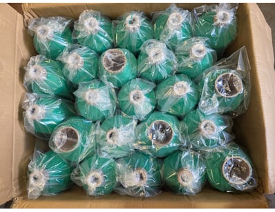 24Pcs 100% Nylon Yarn - Emerald Green

Sold as l...