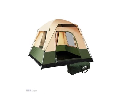 Family 4 Person Hiking Beach Canvas Ripstop Campin...