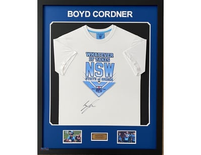 BOYD CORDNER PERSONALLY SIGNED NEW SOUTH WALES STA...