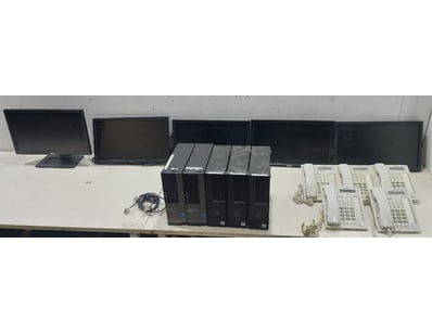 Office Equipment Lot, includes monitors,keyboards ...