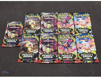 SET OF 9 POKEMON TRADING CARDS, MEGA EVOLUTION, PE...