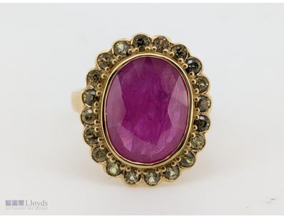14CT ROSE GOLD RUBY AND DIAMOND RING

14Ct Rose Go...