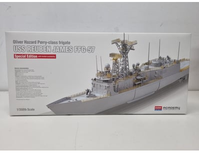 ACADEMY 1/350 SCALE USS REUBEN JAMES FFG-57 OLIVER...