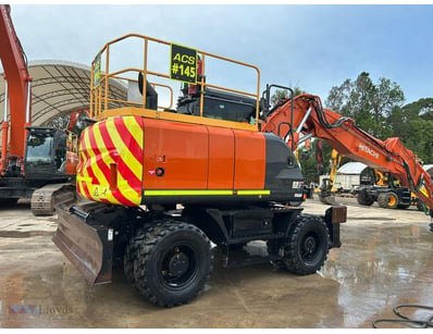 <b>2021 Hitachi ZX170W-5B Wheeled Excavator - 3,67...