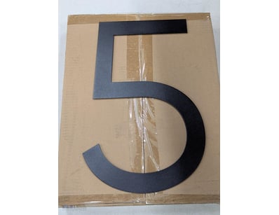 7x adhesive '5' numeral decoration, gilroy 400mm m...