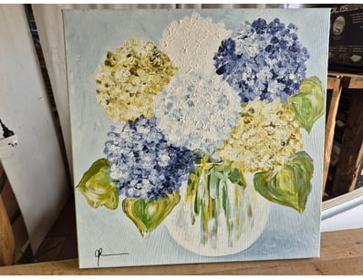Flower Painting on Canvas

Dimensions: H 61cm x ...