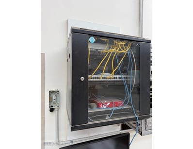 Professional network cabinet enclosure featuring s...