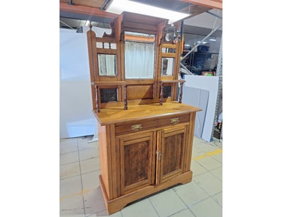 Dressing Table, Timber Style, Brown Finish

Dimens...