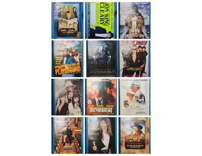 COLLECTION OF MUSIC AND MOVIE POSTERS, INCLUDING U...