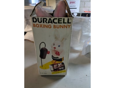 Vintage like Duracell Boxing Bunny promotional toy...