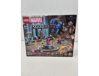 LEGO MARVEL IRON MAN LABORATORY HALL OF ARMOUR SET...