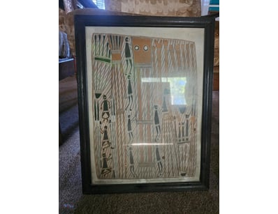 Framed Prints, Indigenous works by George Milpurru...