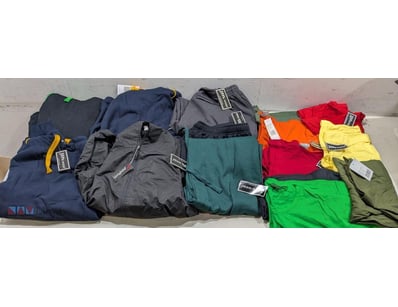 Bulk lot of menswear,includes t-shirts,jumpers and...