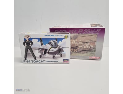 VINTAGE JAPANESE MODEL KIT COLLECTION - F-14 TOMCA...