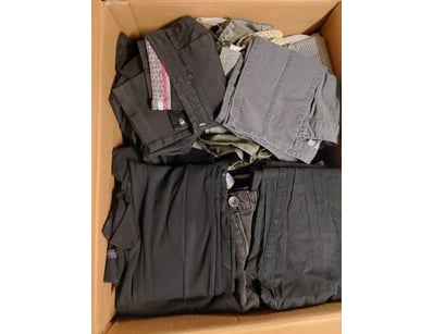 Large carton containing assorted menswear clothing...