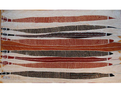 CHARLIE DJURRITJINI (1952 - )

Original Acrylic ...