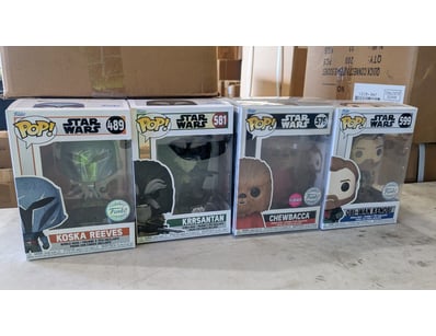 FUNKO POP! STAR WARS COLLECTIBLE FIGURES - SET OF ...