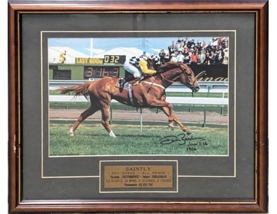 DARREN BEADMAN SIGNED 'SAINTLY' PHOTO

Item Size...
