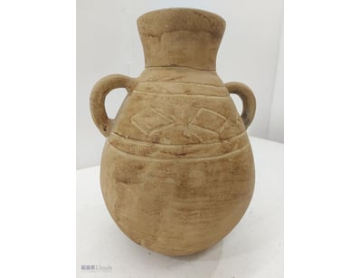 terracotta two-handled amphora Vase 43cm x 36cm fe...