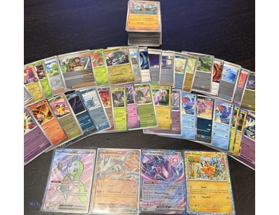 ASSORTED BULK POKEMON CARDS INCLUDING HOLOS, EX, R...