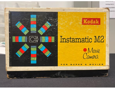 KODAK INSTAMATIC M2 MOVIE CAMERA WITH ORIGINAL BOX...