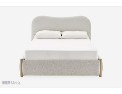 Rochelle Queen Size Storage Bed Upholstered with P...