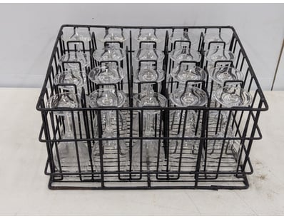 Wine glasses in rack

SOLD AS LOT