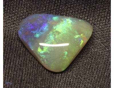 LIGHTNING RIDGE SOLID CRYSTAL OPAL, 1.64 CARATS,  ...
