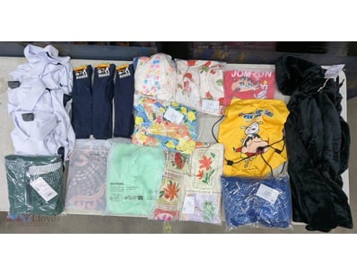 Bulk clothing lot comprising new and unworn items...