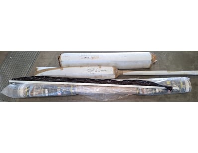 Assorted lot of restaurant blinds and umbrellas
